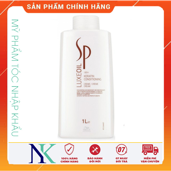 [Hcm]Dầu Xã Sp Luxe Oil Keratin Protect Phục Hồi Tóc 1000Ml