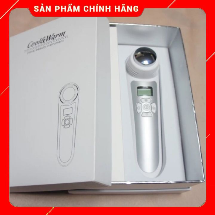 [ Cao Cấp ] ?Máy Nóng Lạnh? Massage Ion 3 Chức Năng Cool & Warm Sk - 0802