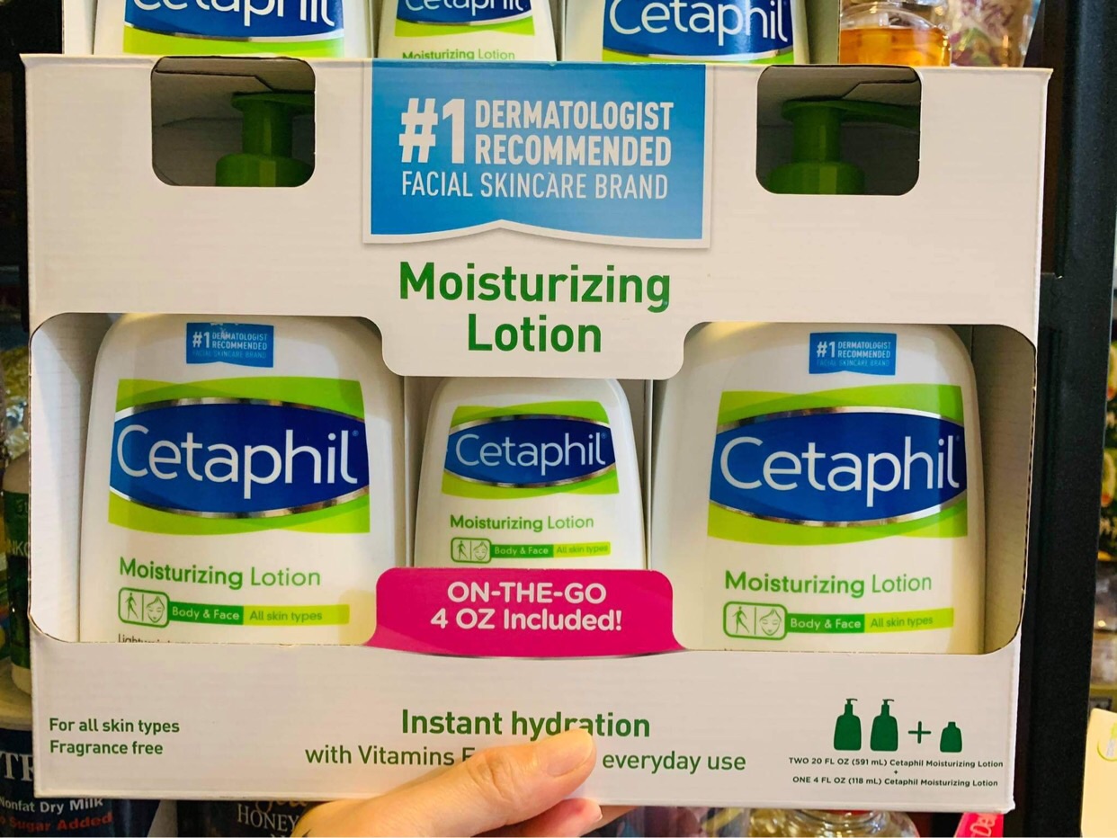 [Hcm]Set 3 Chai Dưỡng Da Cetaphil - Canada