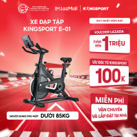 Miễn phí lắp đặt I Xe đạp tập KINGSPORT Active E-01 thiết kế năng động bánh đà 6kg kháng lực từ tính êm ái tích hợp đồng hồ đo lường chỉ số