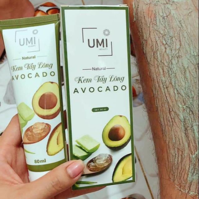 [Hcm]Kem Tẩy Lông Avocado Umi 80Ml