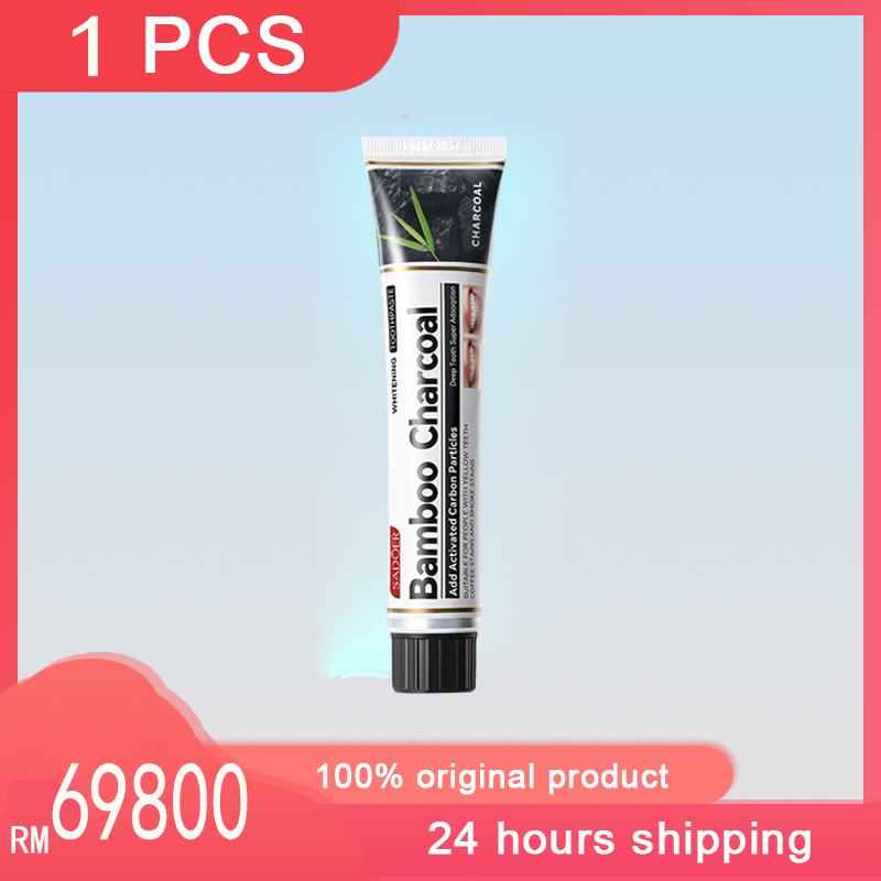 SADOER Kem đánh răng làm trắng răng Kem đánh răng than hoạt tính BAMBOO CHARCOAL TOOTHPASTE Kem đánh