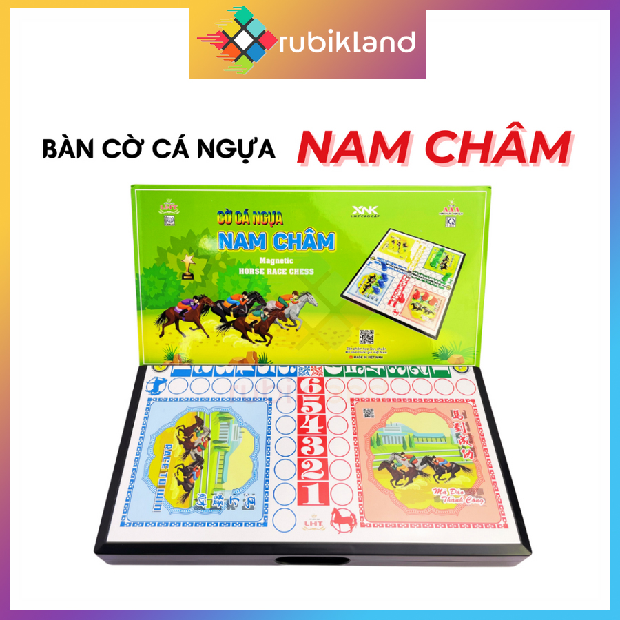 [LHT] Cờ Cá Ngựa Nam Châm Liên Hiệp Thành Size Lớn 35cm Đua Ngựa Đồ Chơi Trẻ Em Ngày Tết Boardgame