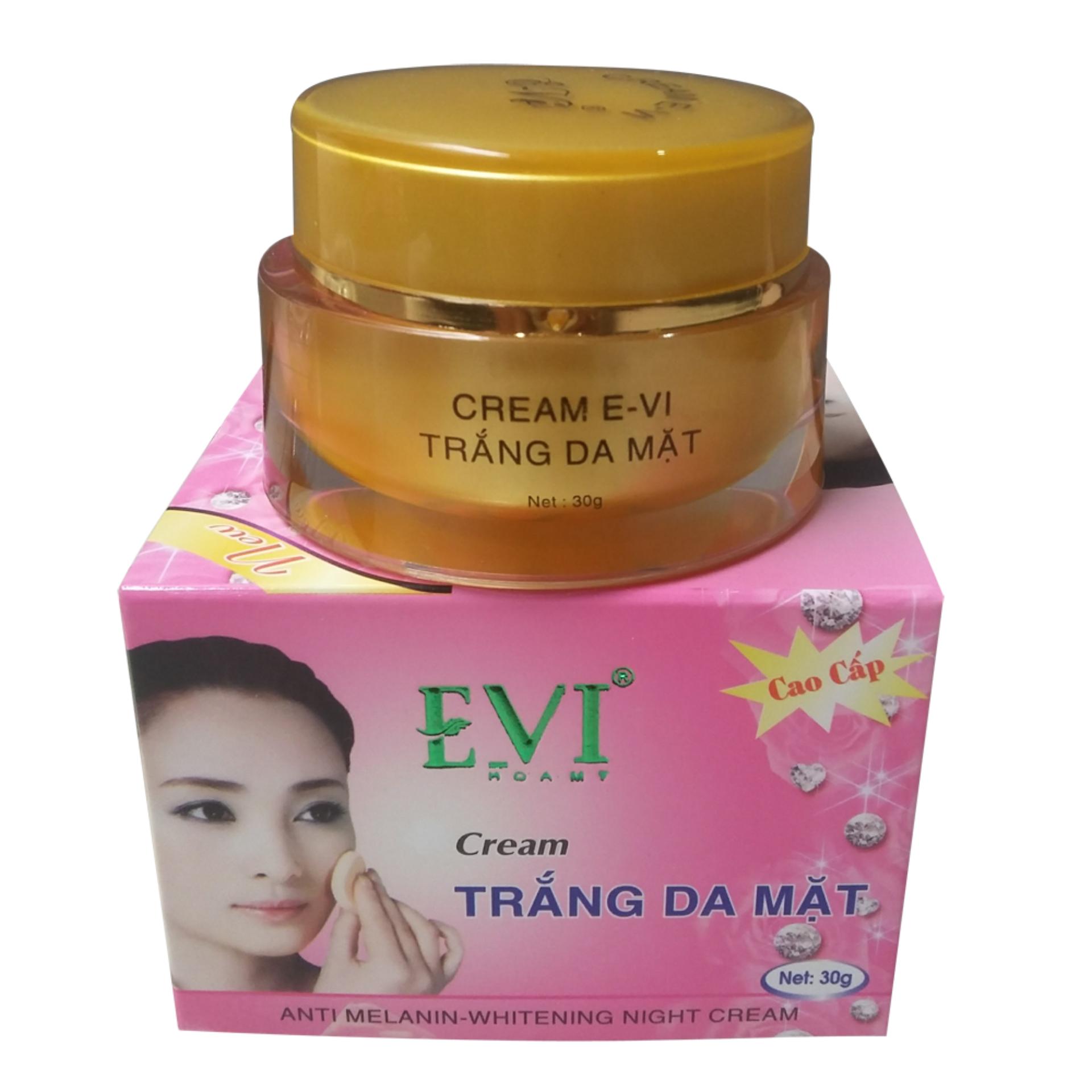 [HCM]Kem trắng da mặt EVI 30g