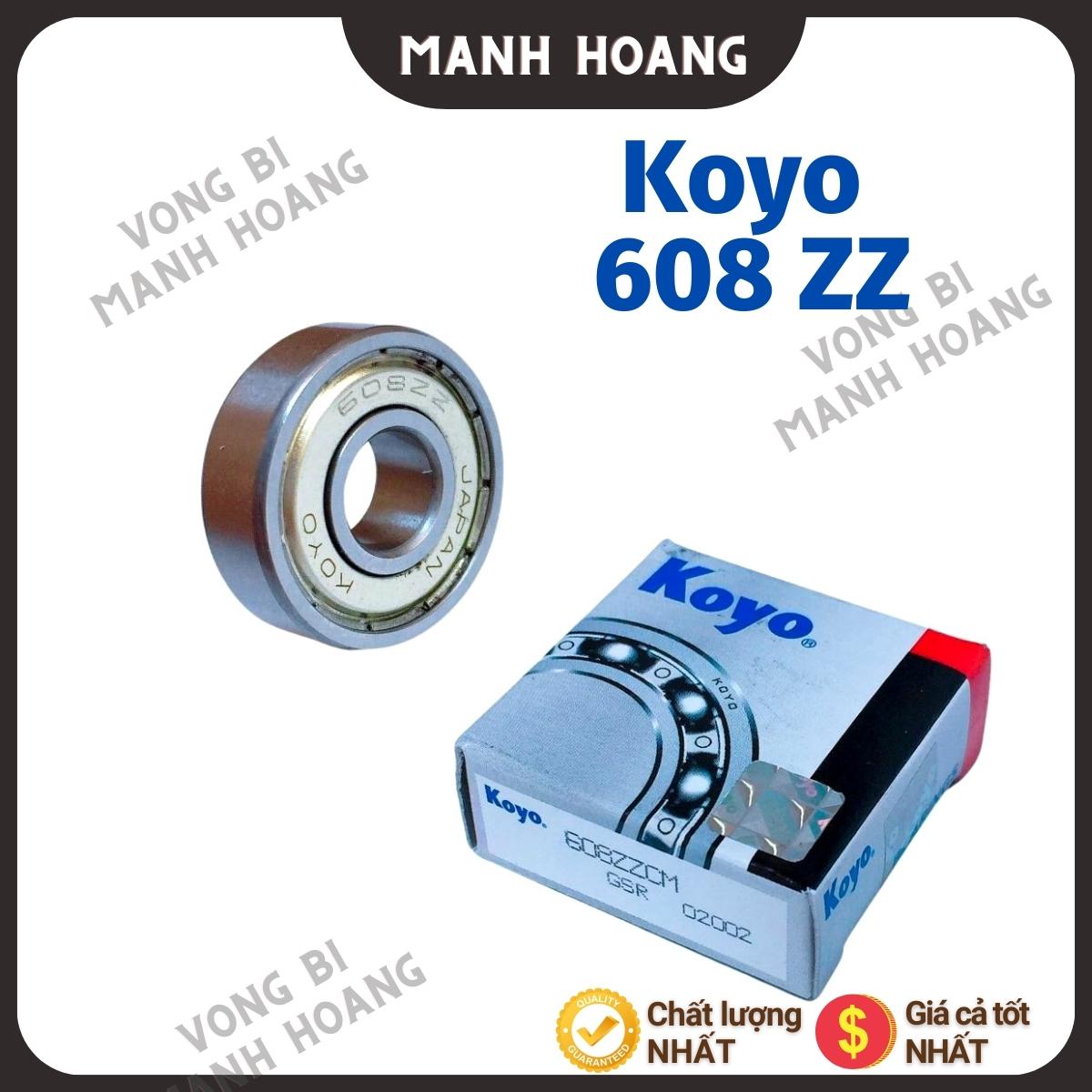 Vòng bi bạc đạn 608 ZZCM 608-2RS KOYO tiêu chuẩn quốc tế chất lượng cao bền bỉ - Vòng bi Mạnh Hoàng