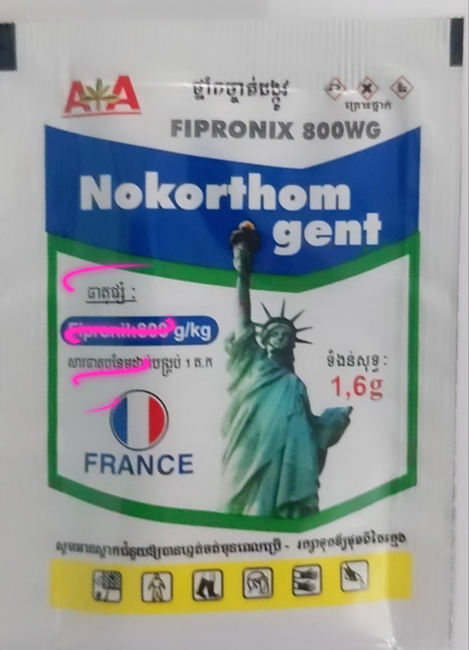 Nokorthom Gent - Thuốc diệt côn trùng hiệu quả  Thay thế Regent (Rầy Nhện Bọ trĩ Kiến Gián Mối bọ ch