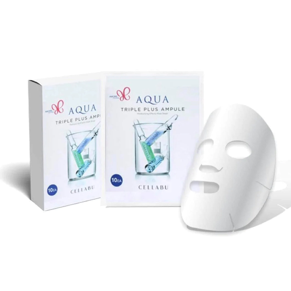 Mặt Nạ Đa Năng Amore Pacific Cellabu Aqua Triple Plus Ampoule Mask (1 MIẾNG) - Cấp Ẩm Và Dưỡng Trắng Da