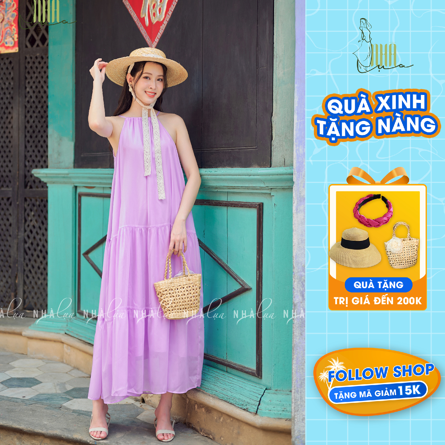 Váy maxi đi biển, váy hoa 2 dây đi biển, váy đi biển cho mẹ và bé | Shopee  Việt Nam