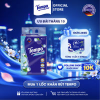 [LỐC 4 GÓI] Khăn giấy rút cao cấp Tempo  - 4 lớp bền dai an toàn cho da - Thương hiệu Đức (Lốc 4 gói)