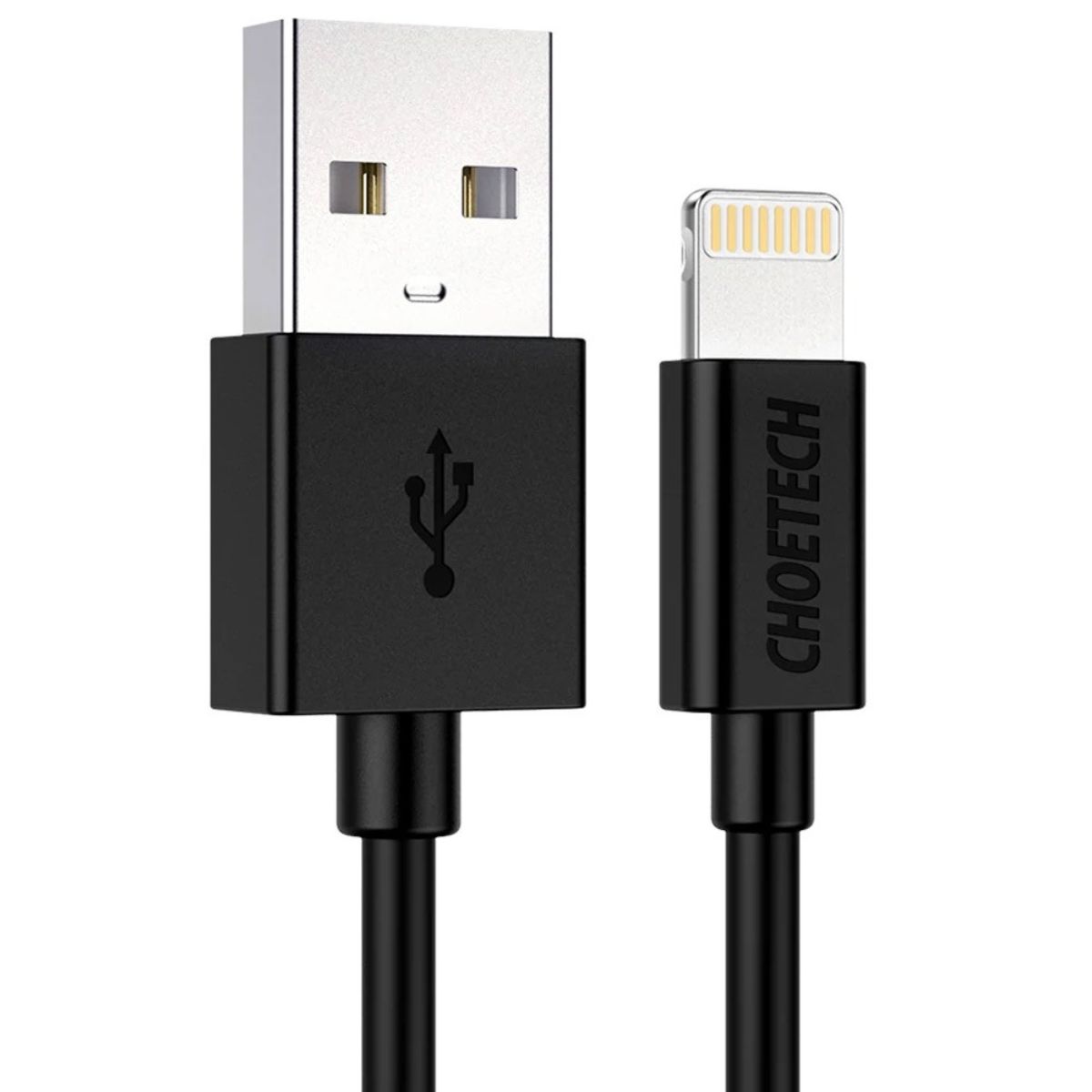 Cáp sạc nhanh Choetech Series IP00 MFI Usb to Lightning 2.4A (Hàng chính hãng)