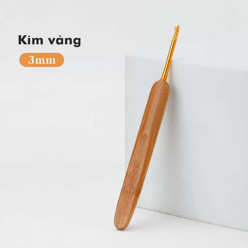 Kim móc len cán tre thiên nhiên lẻ size 1.0mm đến 6.0mm