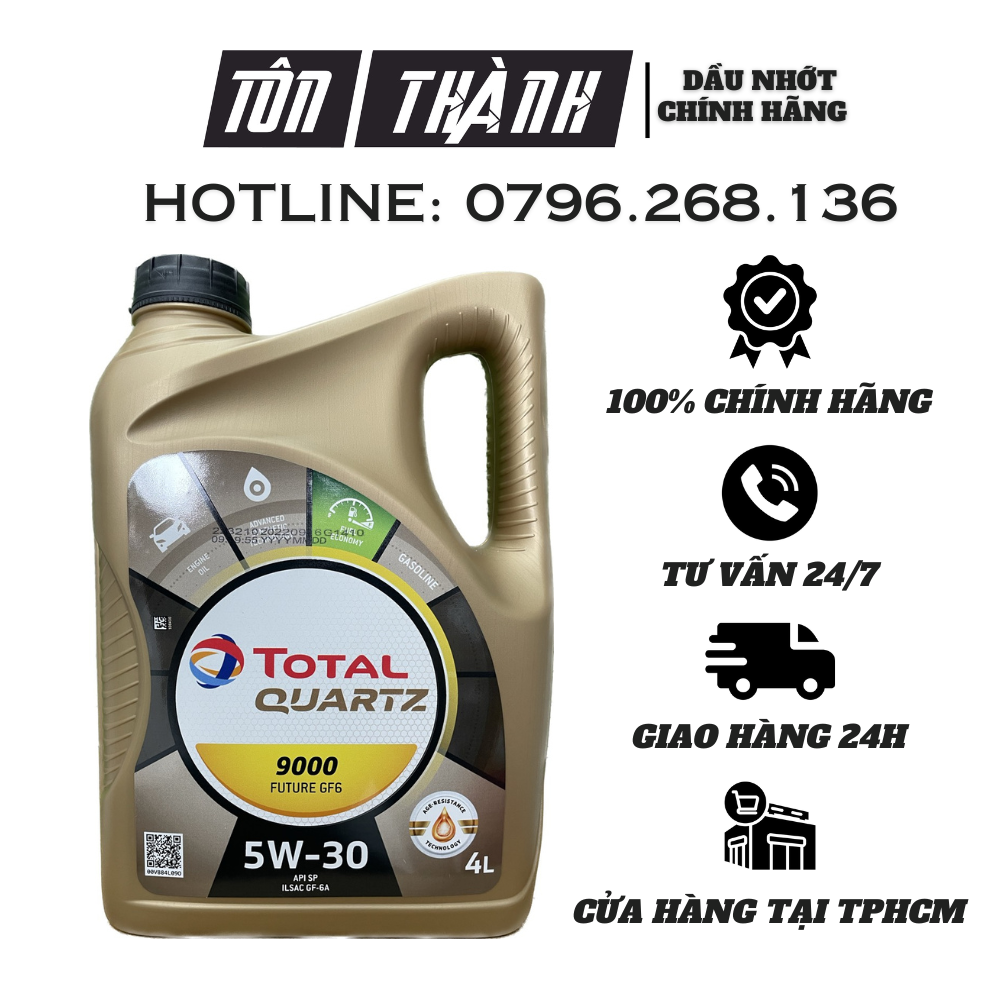 [Chính Hãng Korea] Nhớt Total 9000 5w30 Hàn quốc 4L