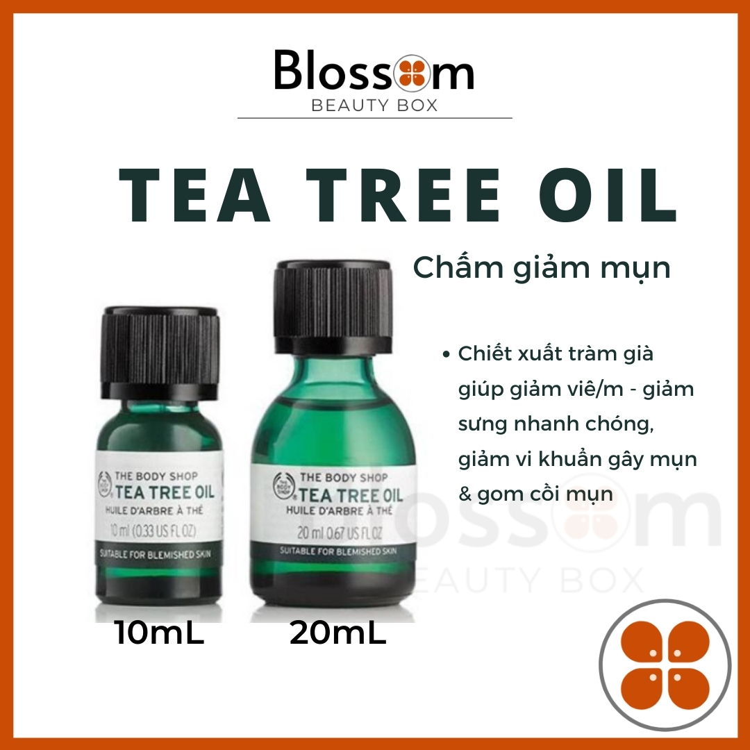 Chấm Giảm Mụn Tea Tree Oil 15% 10Ml/20Ml