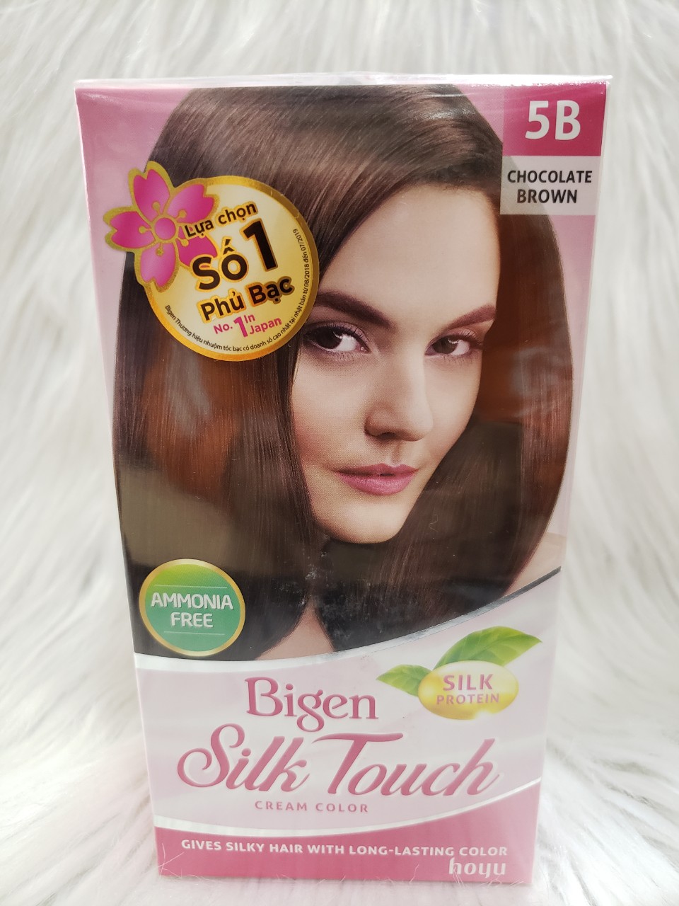 [Hcm]Kem Nhuộm Tóc Bigen Silk Touch #5B Nâu Sôcôla