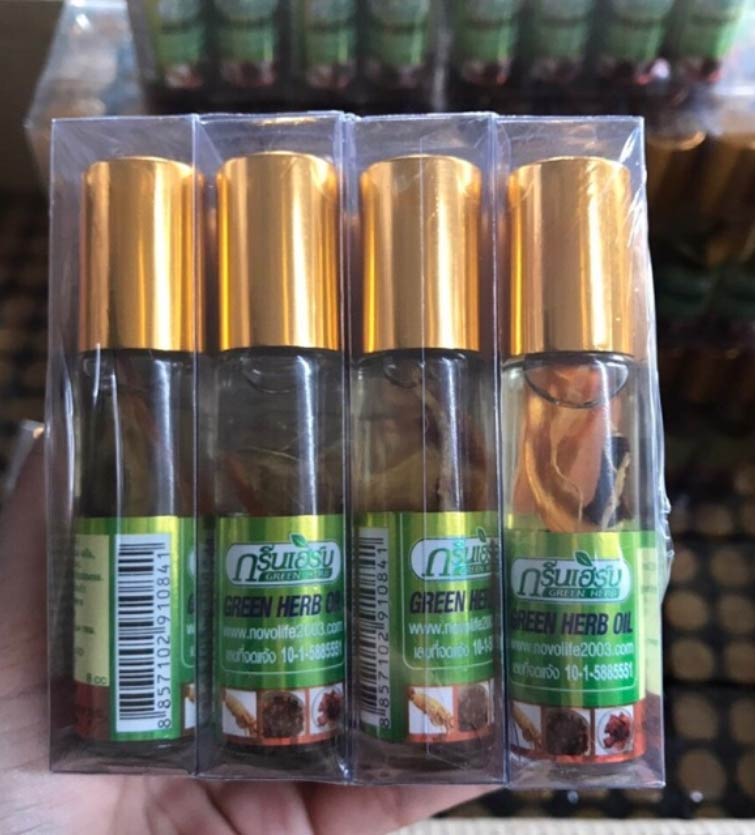 [Hcm]Dầu Sâm Thái Lan Green Herb Chuẩn 100%