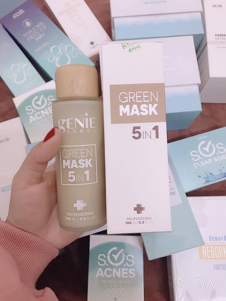 Mặt Nạ Tẩy Tế Bào Chết Trắng Da Green Mask 5 In 1