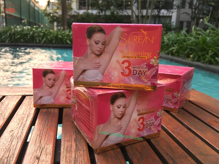 Kem Tẩy trắng trị thâm nách vùng bikini vĩnh viễn Seren 3 day