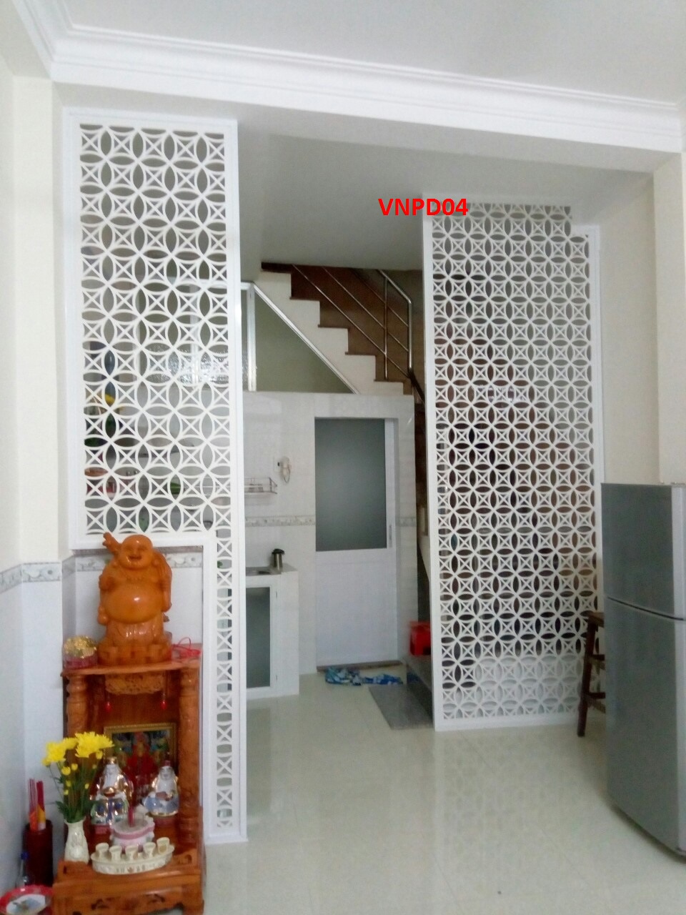 Vách ngăn phòng khách nhà bếp phòng ngủ - Nội thất lắp ráp Viendong Adv