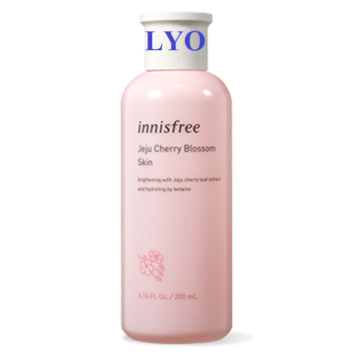 Nước Hoa Hồng Cân Bằng Sáng Da Và Dưỡng Ẩm Innisfree Jeju Cherry Blossom Skin 200Ml