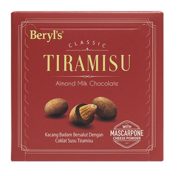 Date 11/25   Socola Beryls Tiramisu Malaysia 65G - socola sữa socola trắng