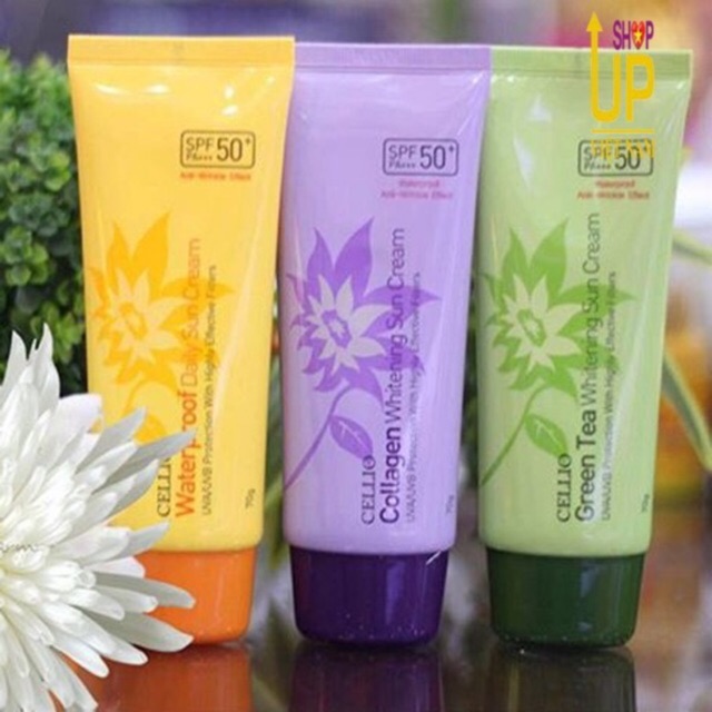 Kem Chống Nắng Cellio Waterproof Daily Sun Cream Spf50+