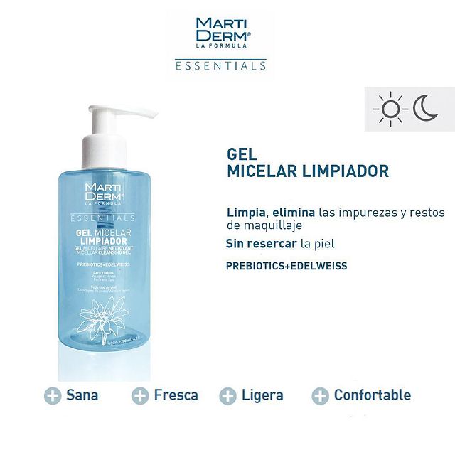 [Hcm][Martiderm] Gel Rửa Mặt Cho Da Hỗn Hợp Đến Da Dầu Martiderm Micellar Cleansing Gel 200Ml