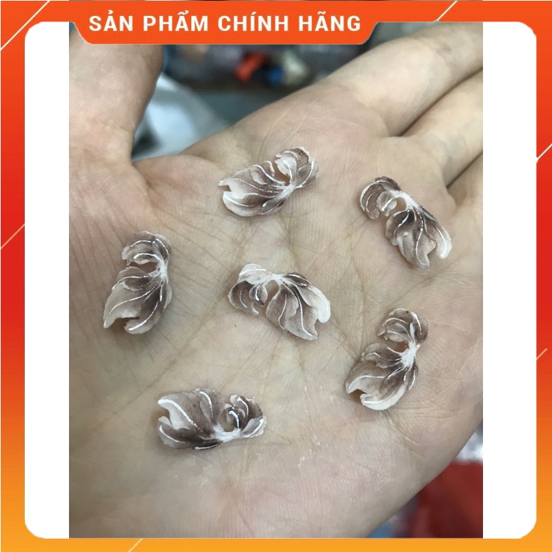 Hoa ẩn tay thạch thảo – hoa ẩn móng tay bằng bột/cứng móng/gel đắp móng