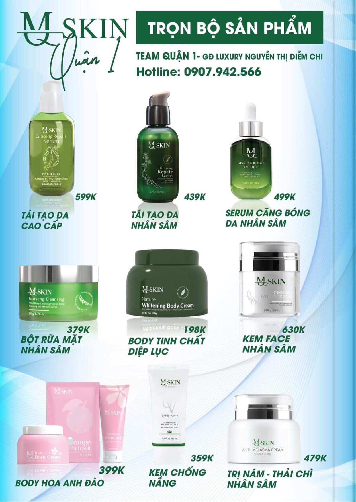 Sâm Tái Tạo MQSKIN