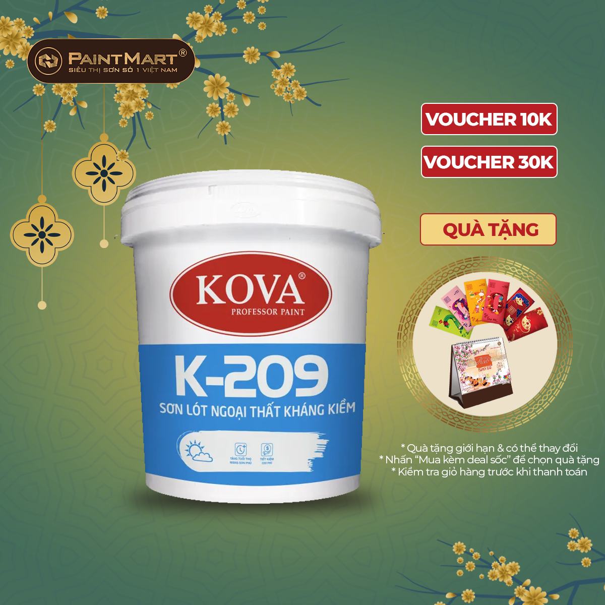 Sơn lót chống kiềm ngoại thất Kova K-209