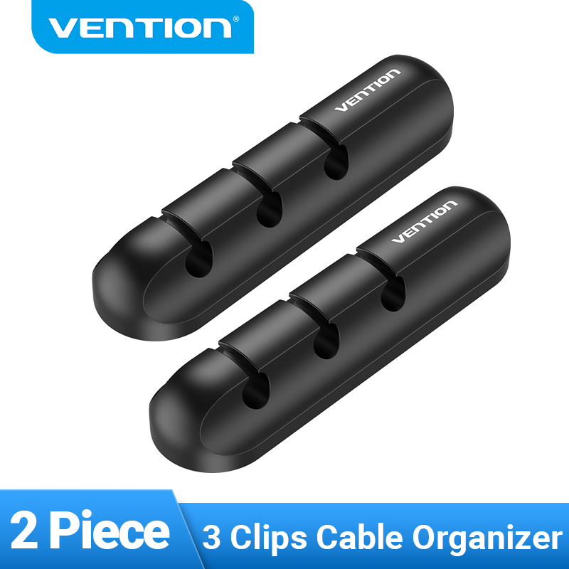 Vention Multifunction Cable Manager Cable Organizer Silicone USB Network Cable Winder Thread manage
