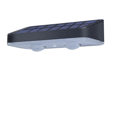 Vimite Ngoài trời chất lượng cao IP65 Đèn LED ba màu chống nước Pin năng lượng mặt trời 2000mAh Đèn sân vườn ngoài trời Đèn tường chống nước sân vườn Đèn hàng rào biệt thự quê hương