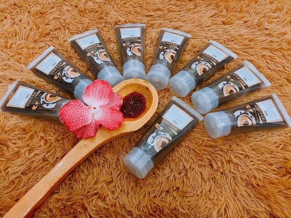 tẩy tế bào da chết chiếc xuất coffe