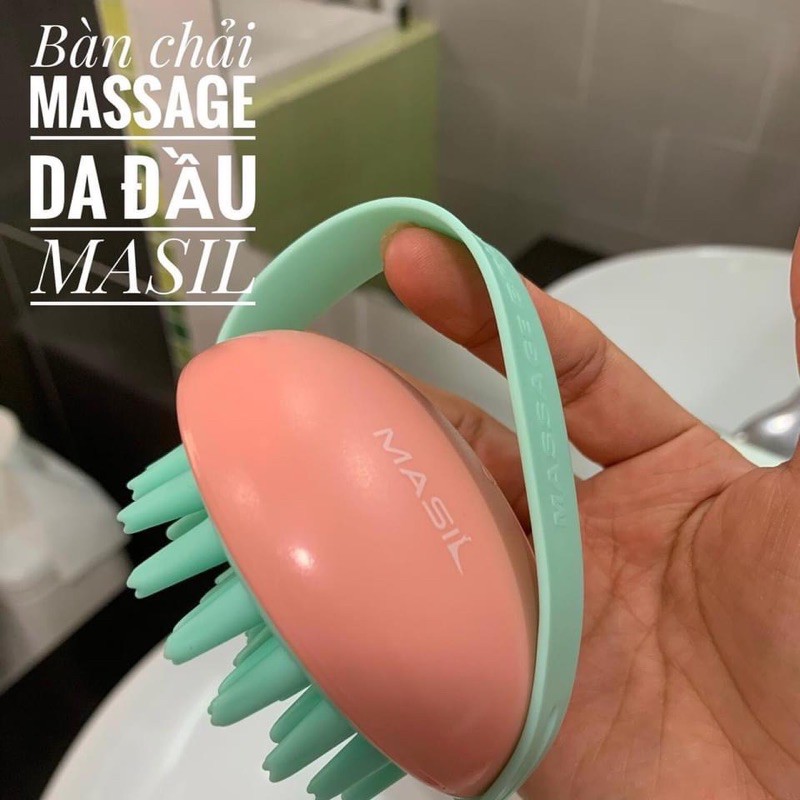 [Hcm]Lược Gội Đầu Masil Se Khít Lỗ Chân Tóc Kích Thích Mọc Tóc.