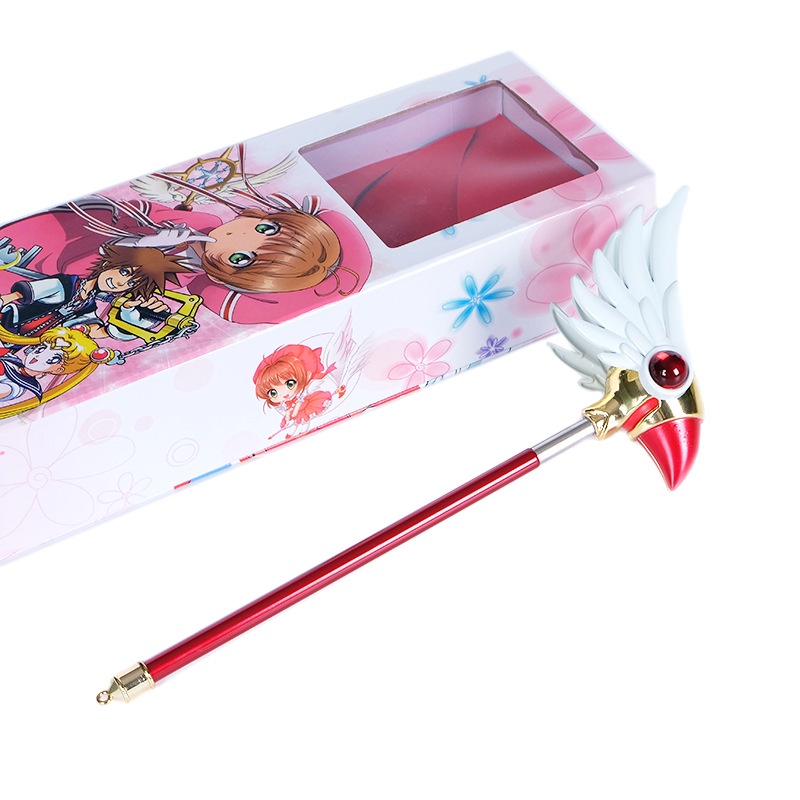 Gậy Quyền Trượng phép thuật Cardcaptor Sakura hóa trang cosplay Thủ Lĩnh Thẻ Bài họa tiết tinh tế (D