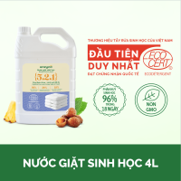 Nước Giặt Sinh Học ENZYCO Từ Bồ Hòn Và Dứa Đạt Chứng Nhận ECODETERGENT-ECOCERT 2L Hương Bạc Hà An Toàn Cho Da Nhạy Cảm
