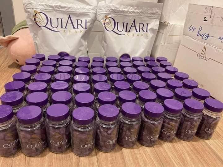 Bộ Quiari giảm cân gồm bột Quiari Shake 950g và một lọ Quiari Energy 60 viên