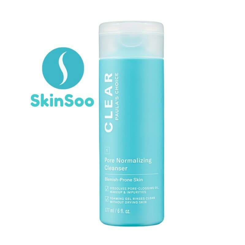 [HCM]Sữa Rửa Mặt Dịu Nhẹ Paulas Choice Clear Pore Normalizing Cleanser 177ml