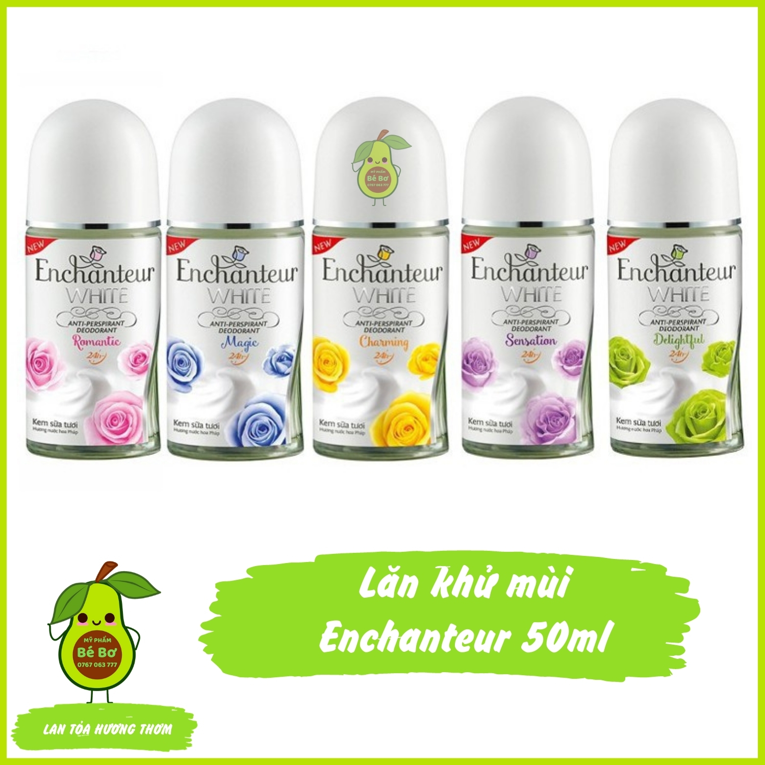 Lăn khử mùi Enchanteur 50ml