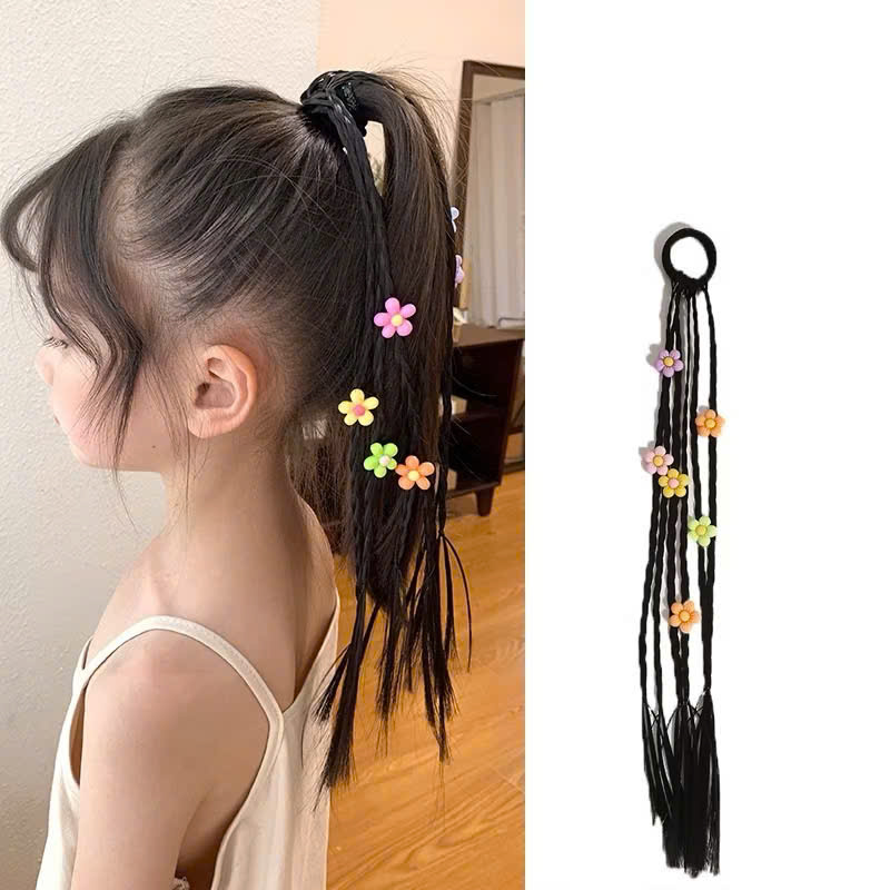 Tóc Giả TẾT CHARM ĐÍNH HẠT Nhiều Màu Dễ Thương Cho Bé QiQiShop
