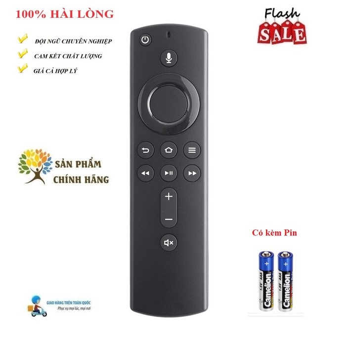 Remote Điều Khiển Giọng Nói Cho Amazon Fire TV Stick 4K Bluetooth L5B83H DR49WK B- Hàng zin mới tặng