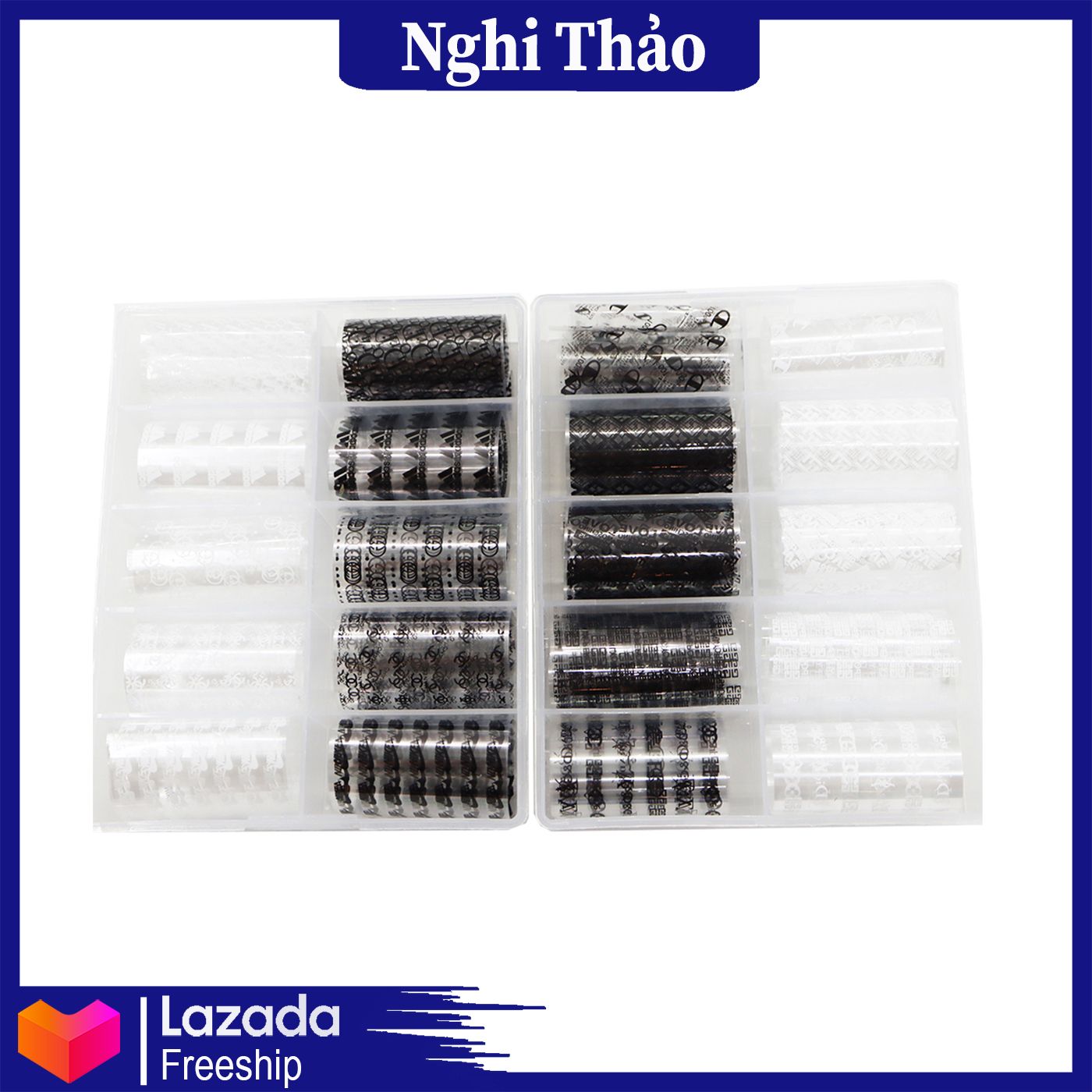 Foil Dán Móng Foil Nail Họa Tiết Thương Hiệu