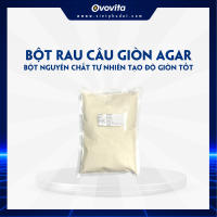 Bột rau câu Agar OVOVITA nguyên chất tự nhiên tạo độ giòn kết dính và đông đặc cho thực phẩm