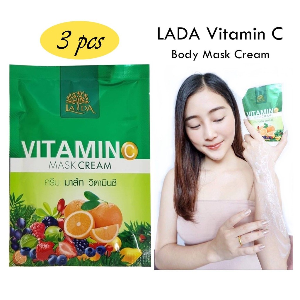 Ủ Tắm TRẮNG LADA VITAMIN C MASK CREAM THÁI LAN