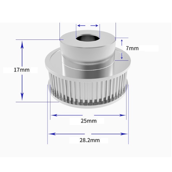 Puly Dây Đai GT2 16 răng 20 răng 30 răng 36 răng 40 răng 48 răng 60 răng (Bánh răng Pulley Puli Buly