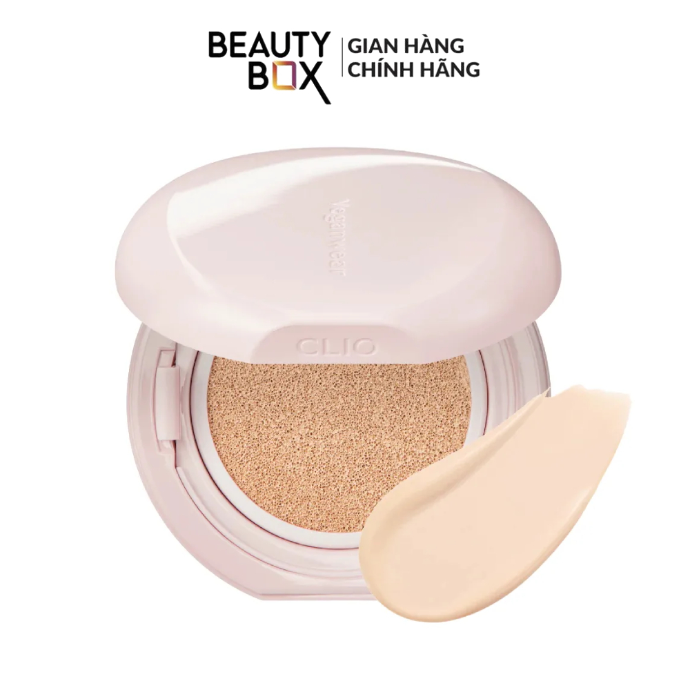 [Săn Sale]Phấn Nước Thuần Chay Làm Sáng Da Clio Veganwear Pure Blurring Cushion Spf50+ Pa+++ (15gx2)