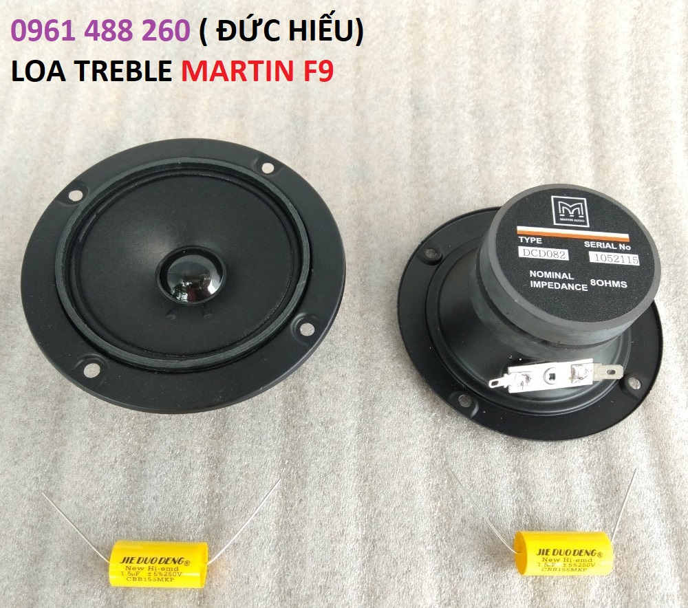 loa treble giấy martin F9 từ kép-tặng tụ xịn