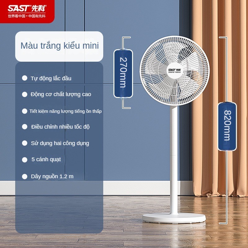 YouPin Quạt cây quạt cây đứng tăng hiệu suất làm mát với thiết kế 7 cánh sử dụng motor bạc đạn