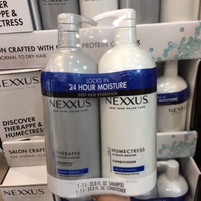 [HCM]Combo Gội Xả Nexxus Caviar Complex 33.8 oz (Cặp 2 chai 1L)