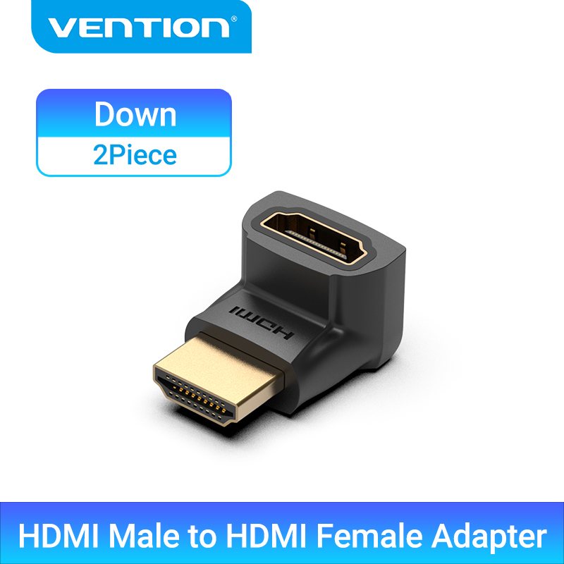 Vention HDMI Adapter 90 270 Degree Right Angle HDMI Male to HDMI Female Cable Converter for HDTV PS4