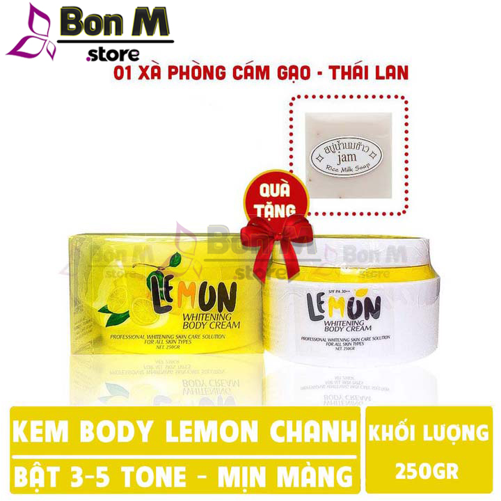 Kem body Lemon - Whitening body cream
